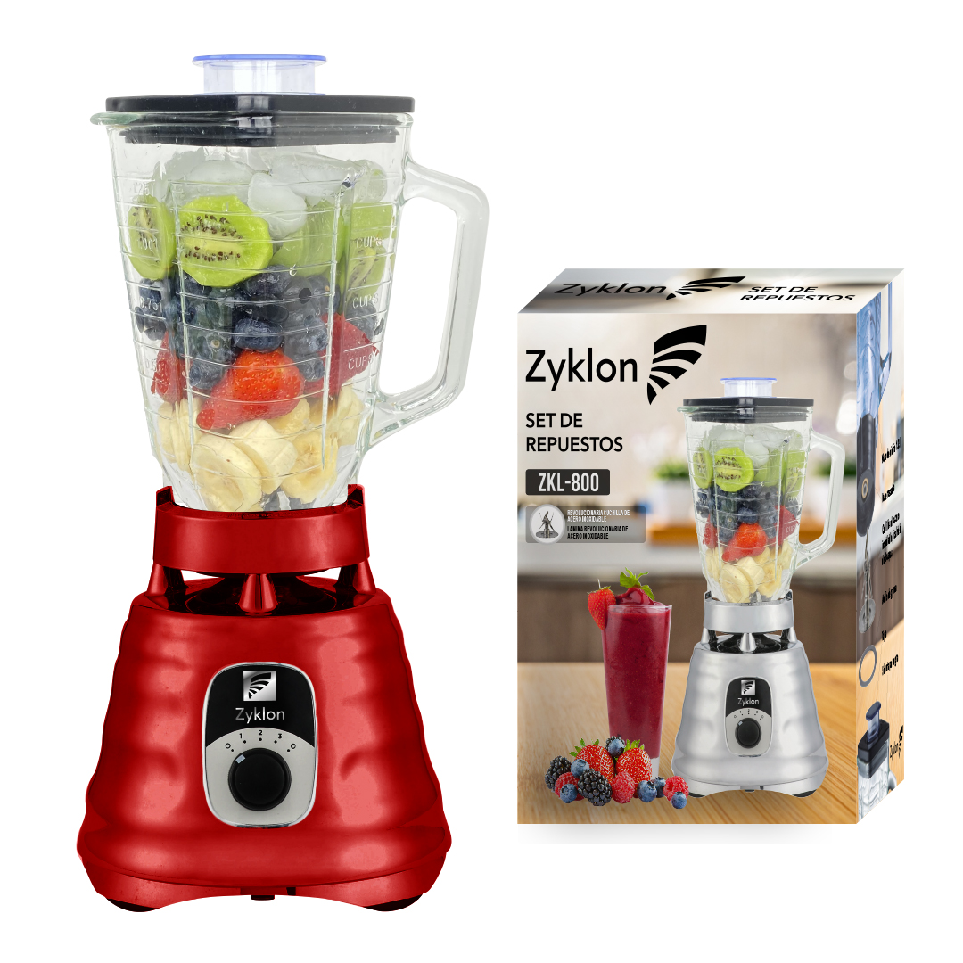 ZKL-800 Roja con kit de repuestos